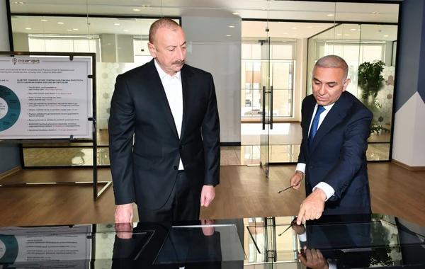 Prezident yeni elektrik yarımstansiyasının və Rəqəmsal Şəbəkələrin Baş İdarəetmə Mərkəzinin açılışında - FOTO