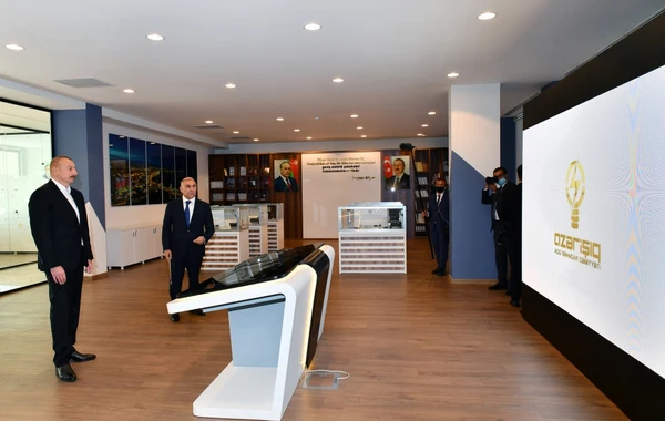 Prezident yeni elektrik yarımstansiyasının və Rəqəmsal Şəbəkələrin Baş İdarəetmə Mərkəzinin açılışında - FOTO