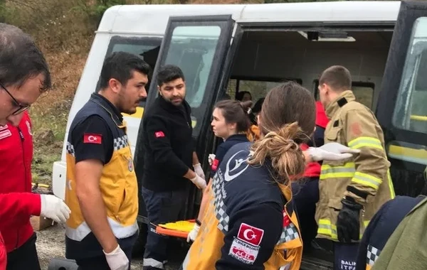 Türkiyədə ağır qəza: 8 nəfər öldü - FOTO