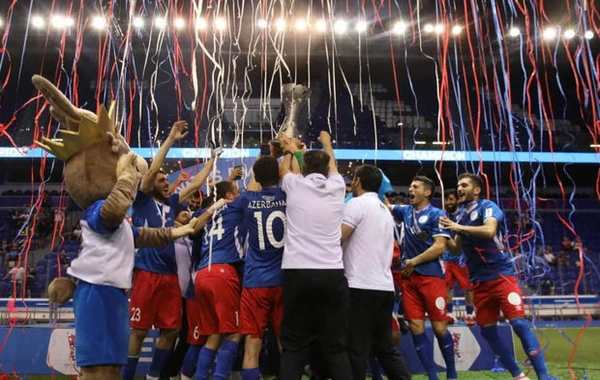 Azərbaycanın minifutbol millisi Avropa çempionu oldu - VİDEO