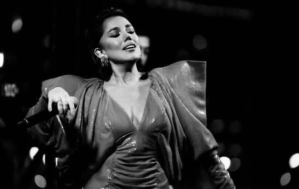 Lalə Məmmədova iddialı libasda konsert verdi - FOTO