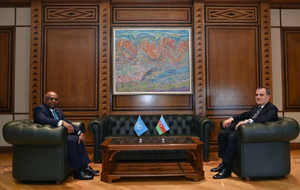 Ceyhun Bayramov BMT Baş Assambleyasının sədri ilə görüşüb - FOTO