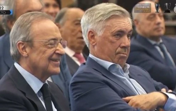 Реакция Карло Анчелотти и Флорентино Переса на прощальную речь Марсело - ФОТО