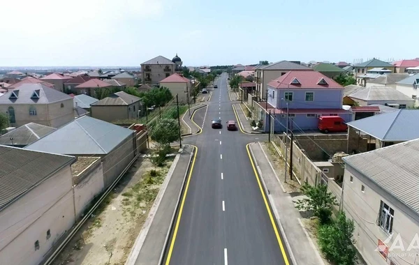 Yeni Suraxanı qəsəbəsində mərkəzi küçənin təmiri yekunlaşıb - FOTO/VİDEO