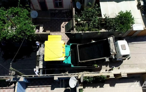 Biləcəridə uzunluğu 700 metr olan küçə təmir olunur - FOTO/VİDEO
