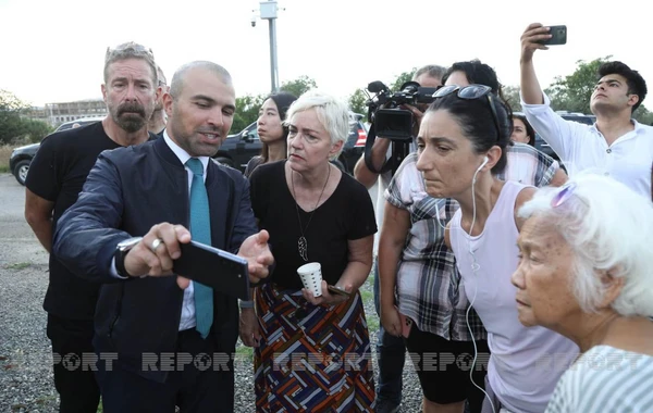 On ölkədən olan səyahətçi və blogerlər Ağdamda - FOTO