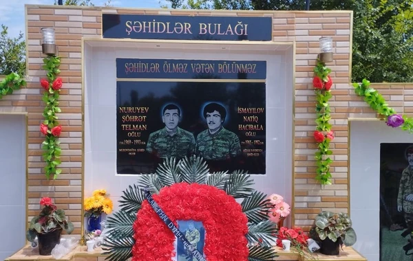 Ucarda şəhid bulağının açılışı olub - FOTO