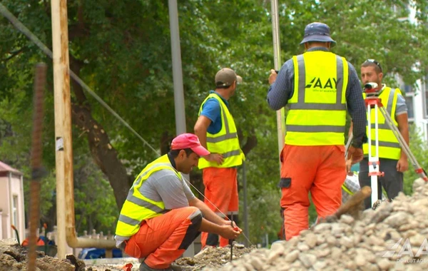Bakıda uzunluğu 470 metrdən çox olan yolun təmiri başa çatıb - FOTO/VİDEO