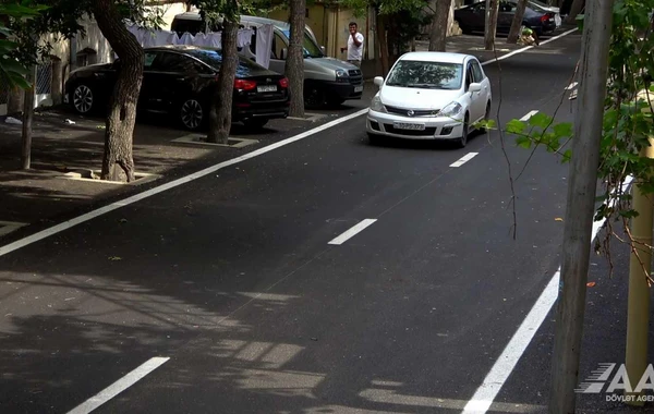 Bakıda uzunluğu 470 metrdən çox olan yolun təmiri başa çatıb - FOTO/VİDEO