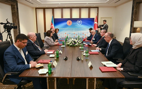 Azərbaycan və Türkiyə parlament sədrlərinin İstanbulda görüşü oldu - FOTO