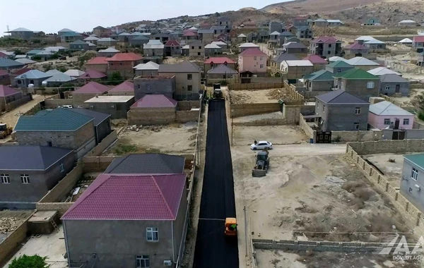 Lökbatan qəsəbəsinin küçələri təmir edilir - FOTO/VİDEO
