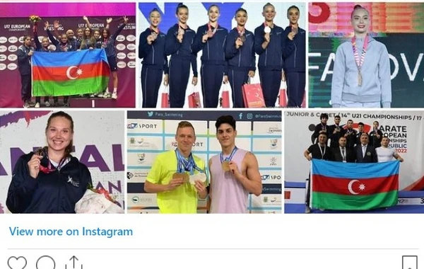 Mehriban Əliyeva Avropa və Dünya çempionatlarının mükafatçılarını təbrik etdi