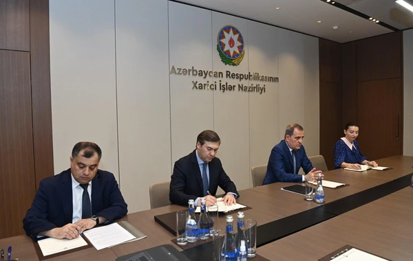 Ceyhun Bayramov Almaniya və Avstriya səfirləri ilə görüşdü - FOTO