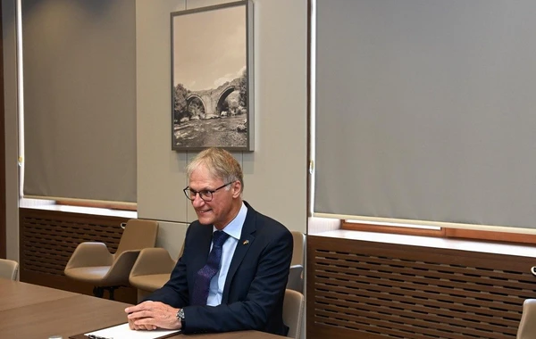 Ceyhun Bayramov Almaniya və Avstriya səfirləri ilə görüşdü - FOTO