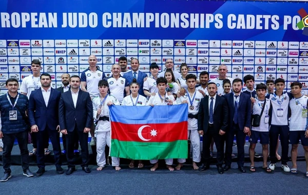 Azərbaycan cüdoçuları Avropa çempionatında komanda hesabında birinci yeri tutub
