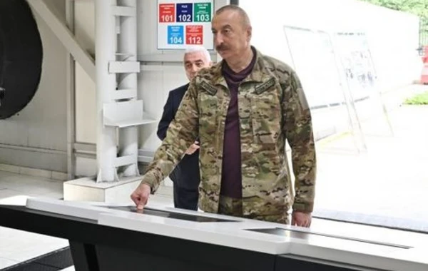 Prezident “Kəlbəcər-1” kiçik SES-in açılışında iştirak edib - FOTO
