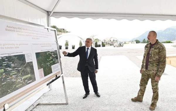 Kəlbəcər Rəqəmsal İdarəetmə Mərkəzinin təməli qoyulub - FOTO