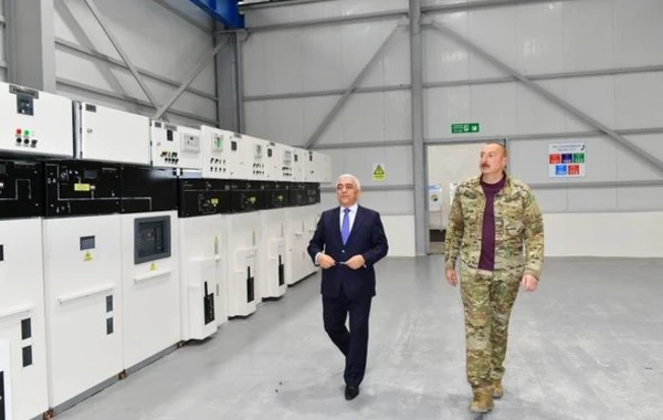 Prezident Kəlbəcərdə “Çıraq-1” kiçik su elektrik stansiyasında olub - FOTO