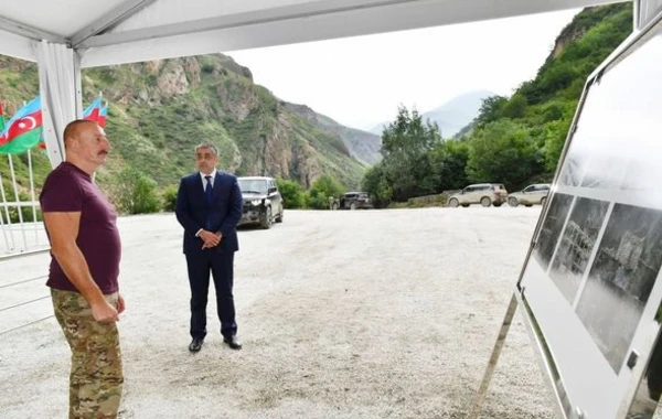 Kəlbəcərdə “İstisu” mineral su zavodunun təməli qoyulub - FOTO