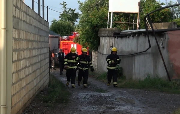 Tovuzda evə ildırım düşdü - FOTO