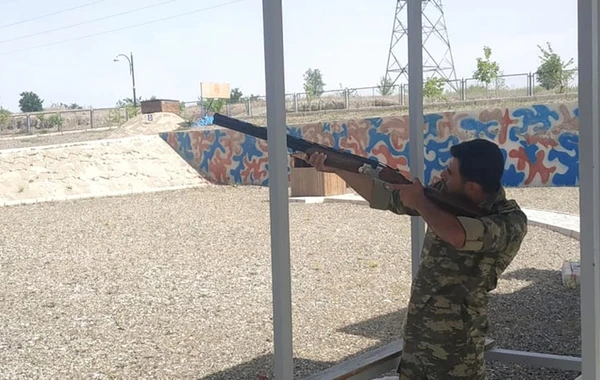 Qazilərimiz stend atıcılığı yarışında iştirak ediblər - FOTO