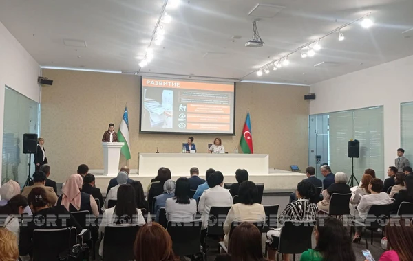 Bakıda Azərbaycan-Özbəkistan biznes-forumu keçirilir - FOTO