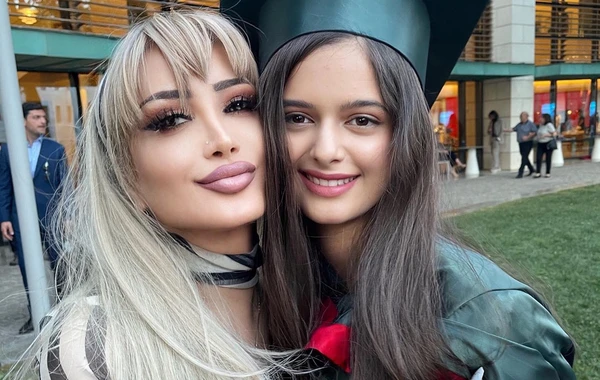 Məleykə Əsədovanın QIZININ MƏZUN GÜNÜNDƏN GÖRÜNTÜLƏR - FOTO