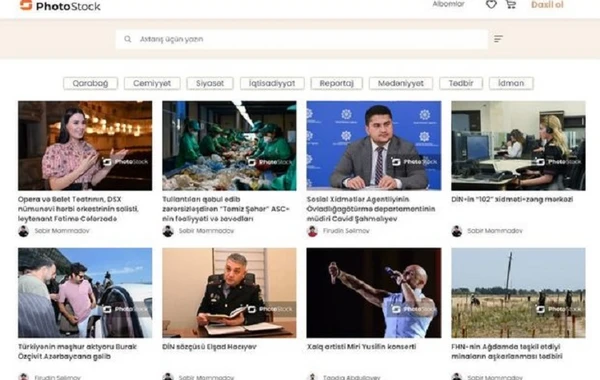 Azərbaycanda eksklüziv fotoların yeni ünvanı - “PhotoStock” fəaliyyətə başladı