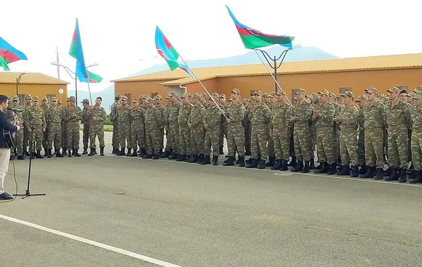 В Азербайджане проводятся учебные сборы военнообязанных - ФОТО