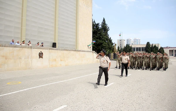 “Ehtiyat zabit hazırlığı kursu”nun buraxılış mərasimi keçirilib