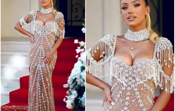 Röya Ayxanın geyimi başına bəla oldu: "Elə bil məni boğublar" - FOTO/VİDEO