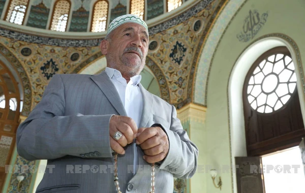 "Təzəpir" məscidində bayram namazı qılınıb - FOTO