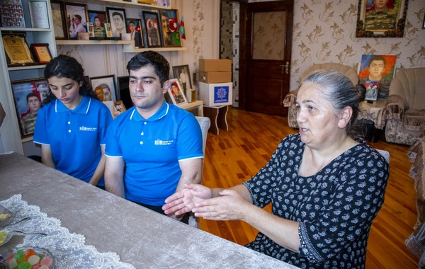 Mehriban Əliyevanın təşəbbüsü ilə şəhid ailələrinə bayram sovqatları çatdırılıb - FOTO