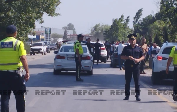 Xaçmaz-Xudat yolu bağlanıb, istirahət mərkəzinin əməkdaşları təxliyə olunub - FOTO