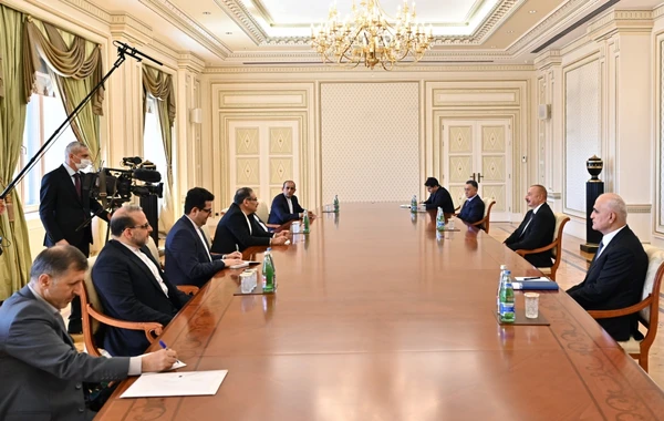 Prezident İlham Əliyev İranın Ali Milli Təhlükəsizlik Şurasının katibini qəbul edib - YENİLƏNİB  - FOTO