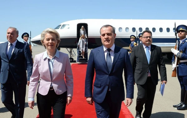 Haber Global Ursula Fon der Lyayenin Bakıya səfəri ilə bağlı süjet hazırlayıb