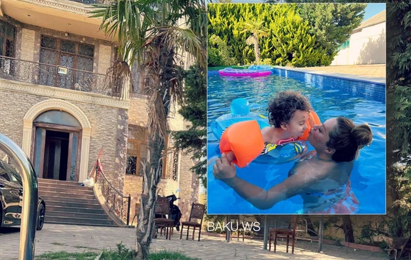 Xatirə İslam dəbdəbəli bağ evindən görüntülərini paylaşdı - FOTO