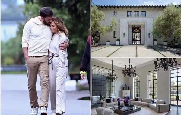 Gizli evlənən məşhur cütlük  65 milyon dollarlıq malikanədə yaşayacaq - FOTO
