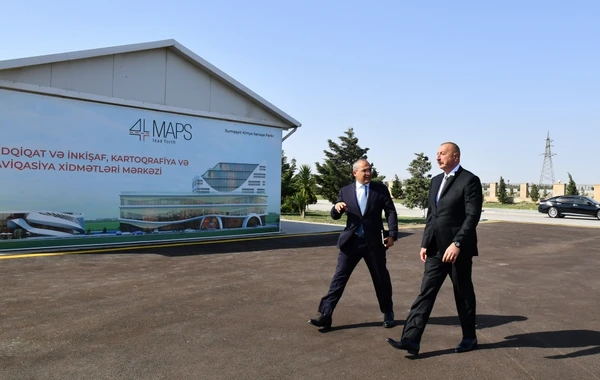 Президент принял участие в церемониях открытия и закладки фундамента в Сумгайытском химпромпарке - ФОТО