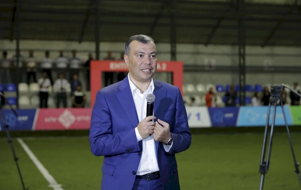 Protezlə təmin edilən qazilər futbol oynayıb - FOTO