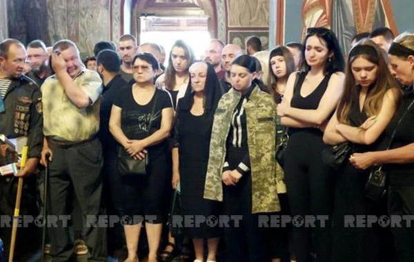 Похоронен азербайджанец, погибший в российско-украинской войне - ФОТО