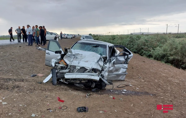 Sabirabadda yol-nəqliyyat hadisəsi zamanı bir nəfər ölüb - FOTO