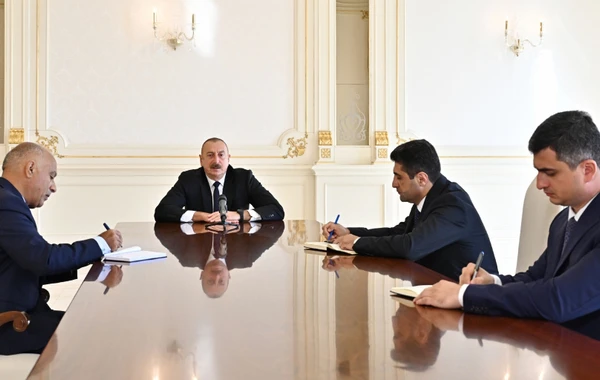 Prezident bu gün təyin olunan yeni icra başçılarını qəbul edib - VİDEO
