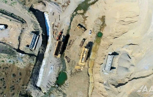 Talış-Tapqaraqoyunlu-Qaşaltı yeni avtomobil yolunun tikintisindən görüntülər - FOTO
