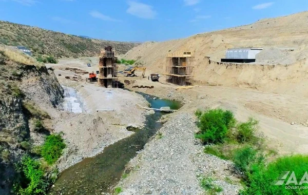Talış-Tapqaraqoyunlu-Qaşaltı yeni avtomobil yolunun tikintisindən görüntülər - FOTO