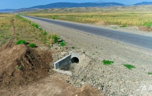 Talış-Tapqaraqoyunlu-Qaşaltı yeni avtomobil yolunun tikintisindən görüntülər - FOTO
