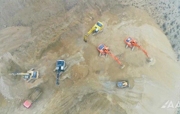 Talış-Tapqaraqoyunlu-Qaşaltı yeni avtomobil yolunun tikintisindən görüntülər - FOTO
