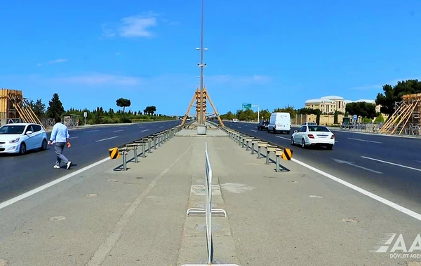 Bakıda bu yolda yeni piyada keçidi tikilir - VİDEO