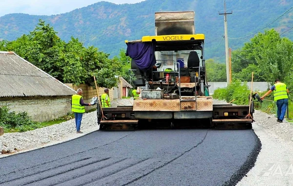 Bunud-Həzrə avtomobil yolunun yenidən qurulması yekunlaşır - FOTO/VİDEO