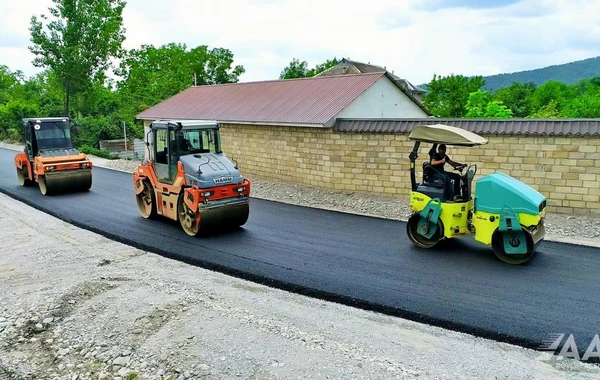 Bunud-Həzrə avtomobil yolunun yenidən qurulması yekunlaşır - FOTO/VİDEO